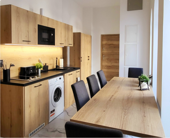 Fully equipped kitchen Fully equipped kitchen